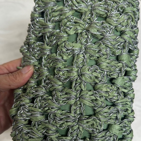 A New Day Green and Brown Mini Bag with Textured Design - Picture 4 of 10